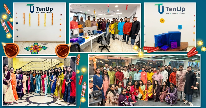 Diwali Celebration at TenUp in 2023